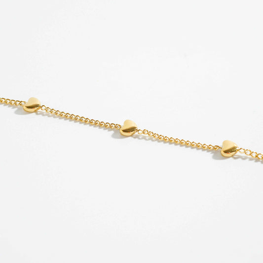Golden Hearts Bracelet