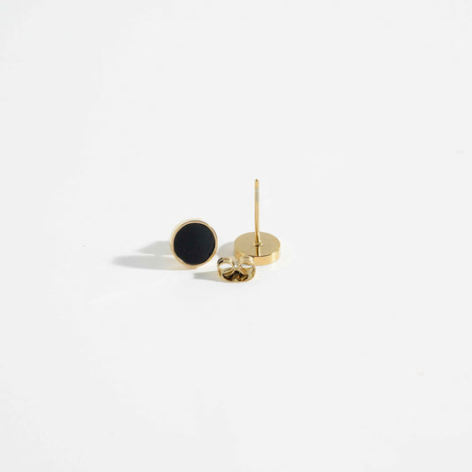 Mini Black Studs Earring