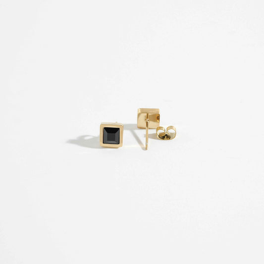 Cubic Gold Studs Earring