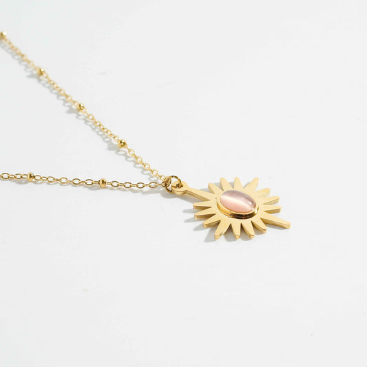 Peachshine Pendant Necklace