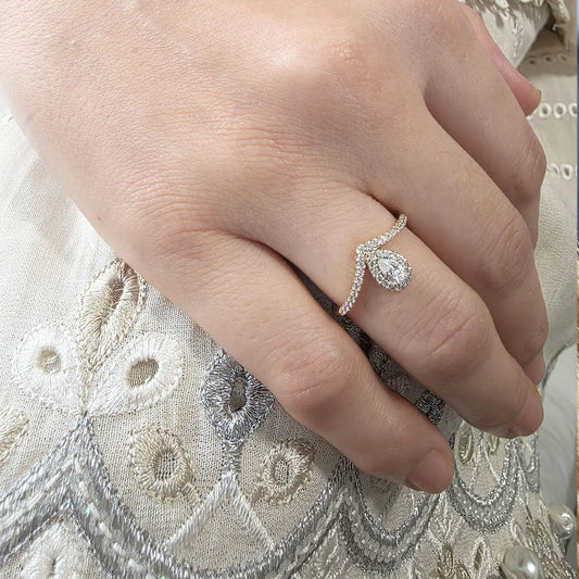 Prestige Pear Ring