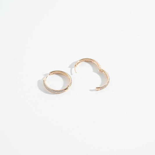 Radiance Orbit Hoops Earring