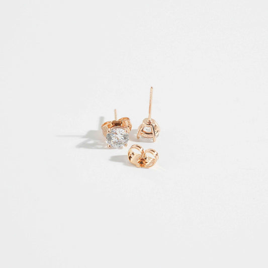 Solitaire Crystal Studs Earring