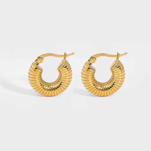 Larva Hoop Earrings