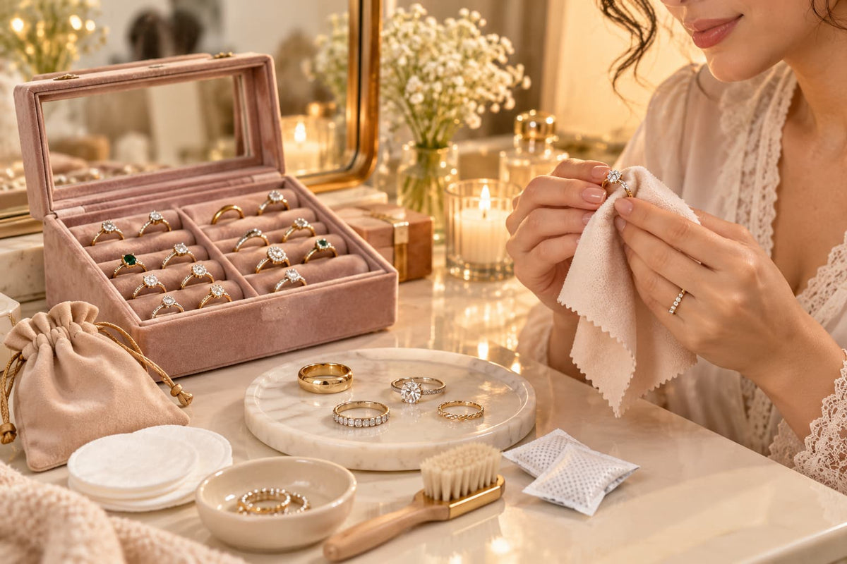 Ring Care After Daily Wear: Handling Lotion, Water and Storage Between Wears