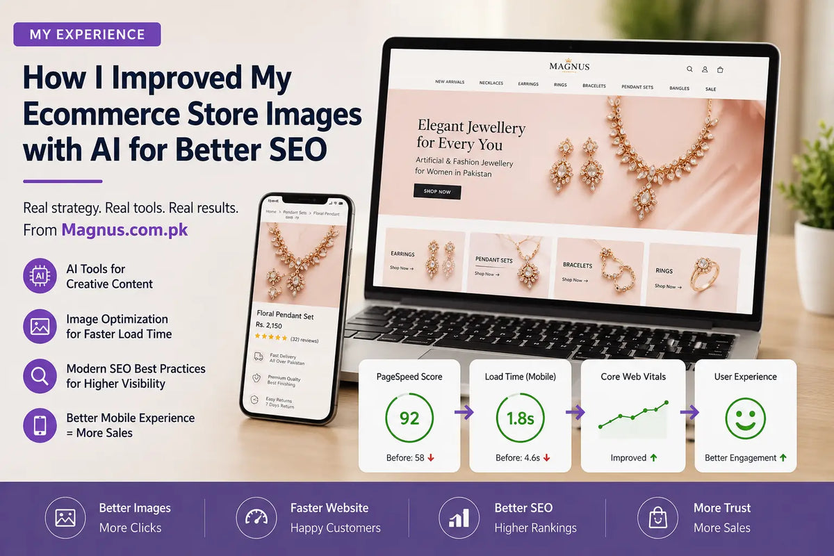 How I Improved My Ecommerce Store Images with AI for Better SEO | Magnus