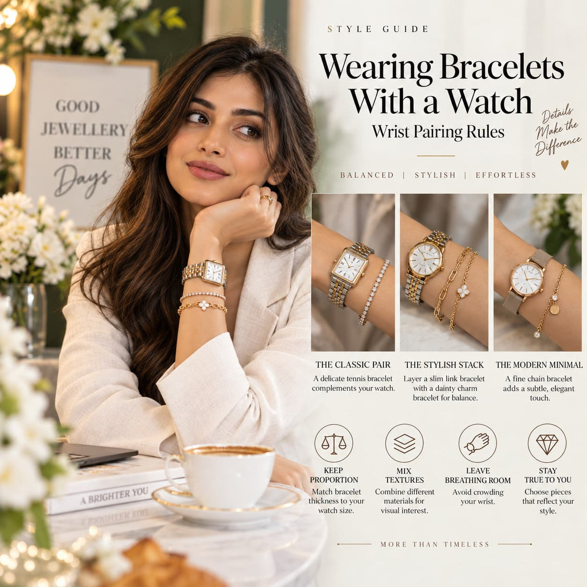 Wearing Bracelets With a Watch: Wrist Pairing Rules