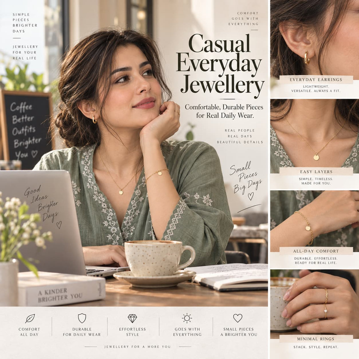 casual every day jewellery for every day