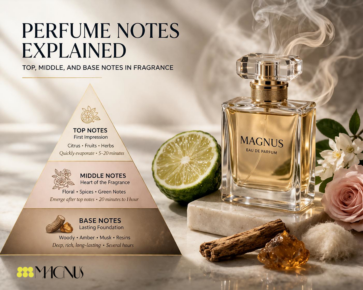 Perfume Notes Explained: Top, Middle, and Base Notes in Fragrance