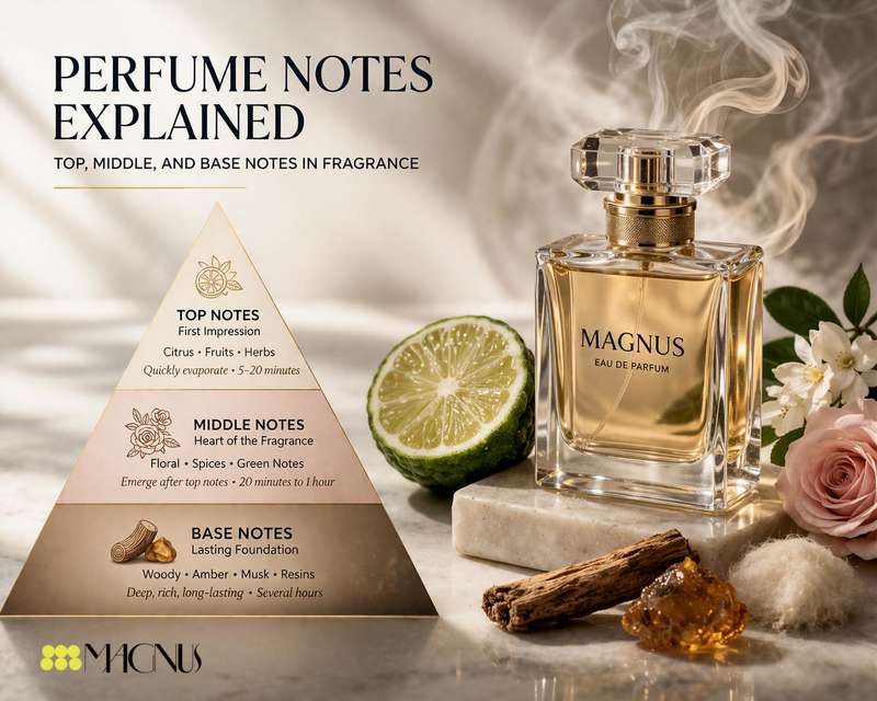 Perfume Notes Explained: Top, Middle, and Base Notes in Fragrance