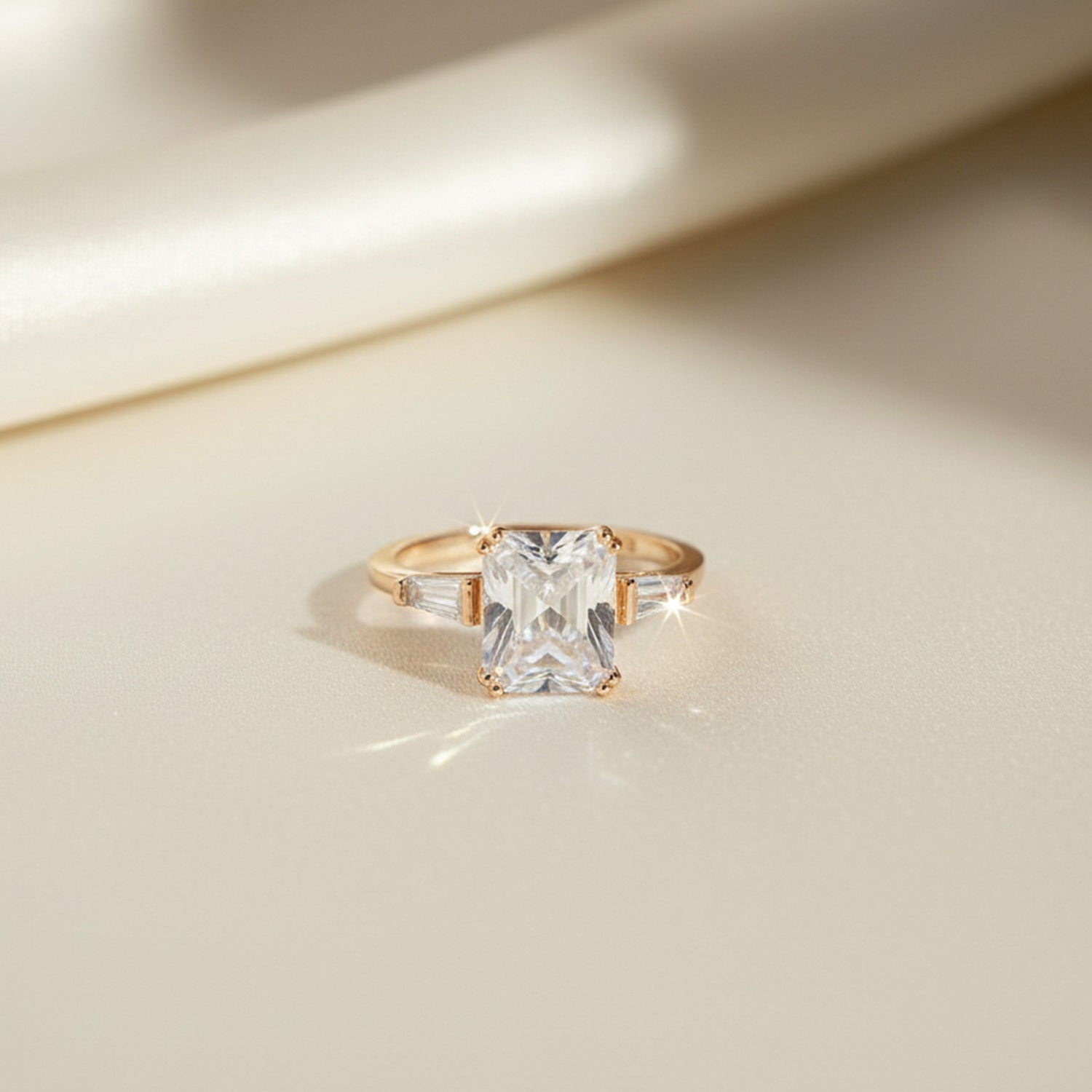 Affordable emerald ring, sapphire rings, gemstone jewelry for women – emerald cut engagement rings and artificial rings at Magnus
