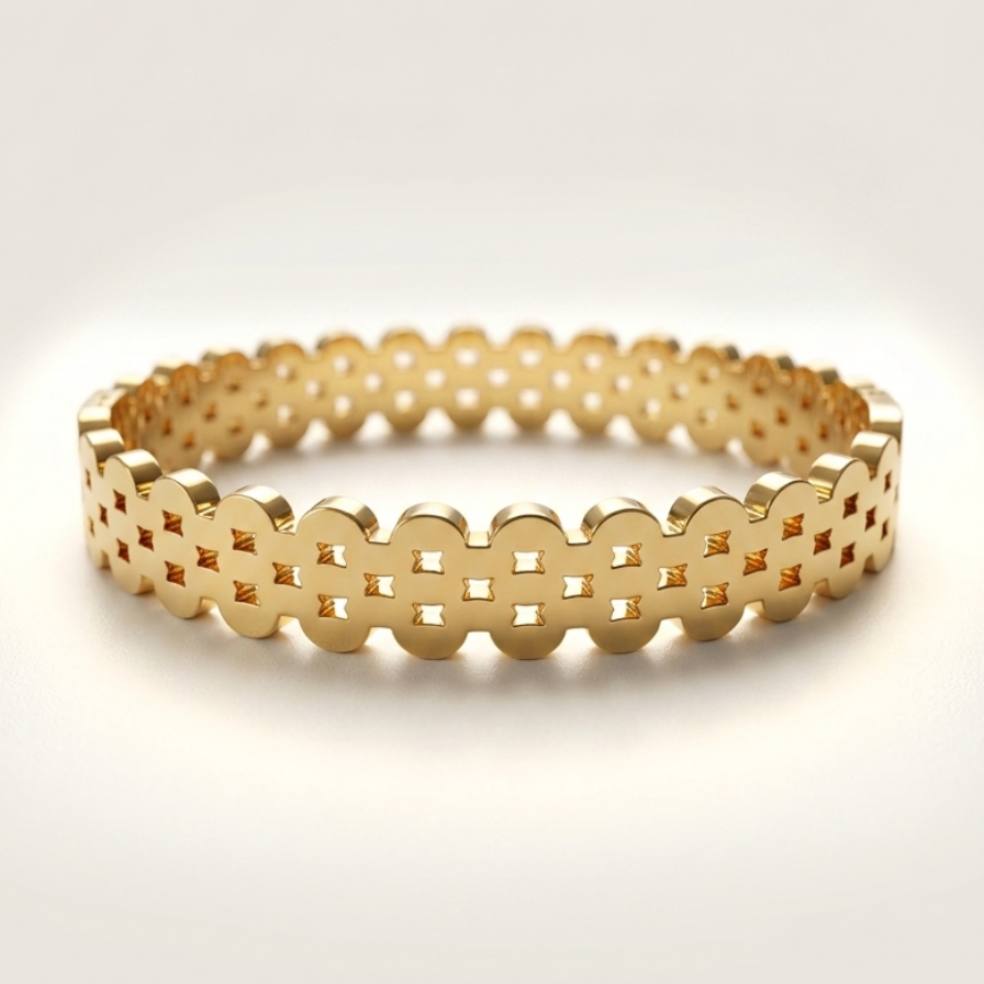 Signature Gold Bangle