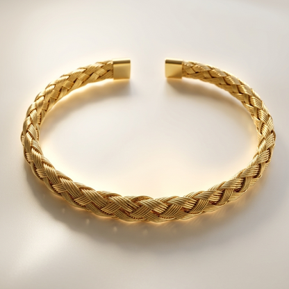 Gold Mesh Bangle