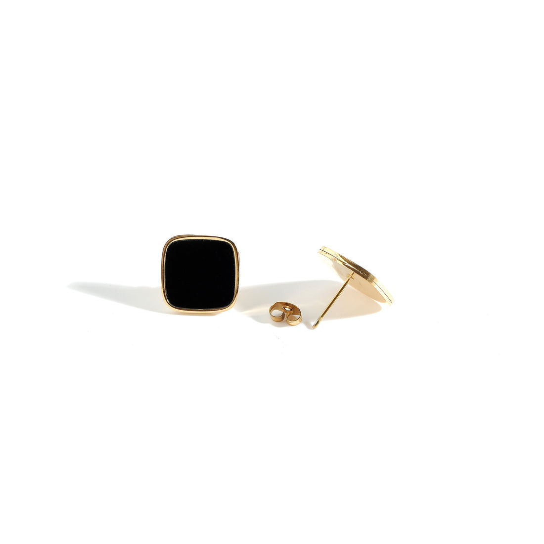Black Dot Studs – close-up detail of design | Magnus