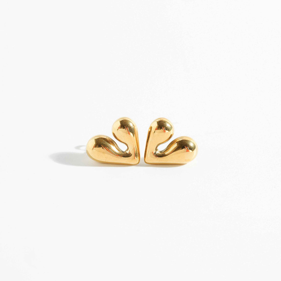 Magnus Bold Heart Studs oversized heart fashion stud earrings for women Pakistan