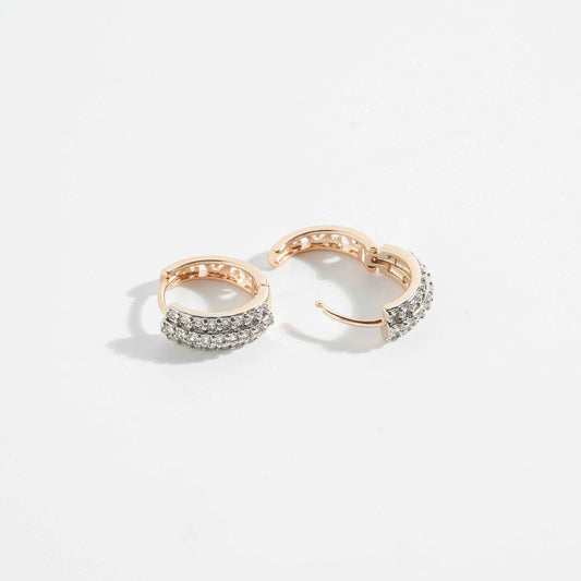 Celestial Diamond Hoops Earring
