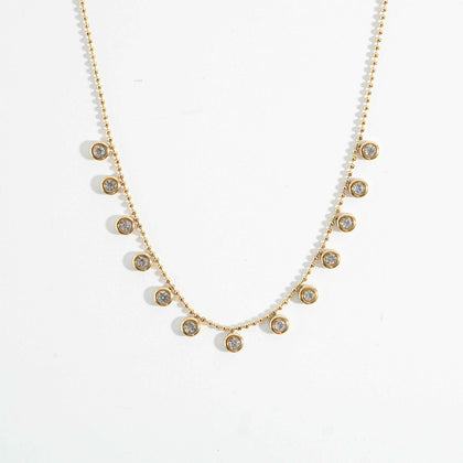 Cluster Necklace | Multi-Stone Fashion Cluster Pendant for Women – Magnus