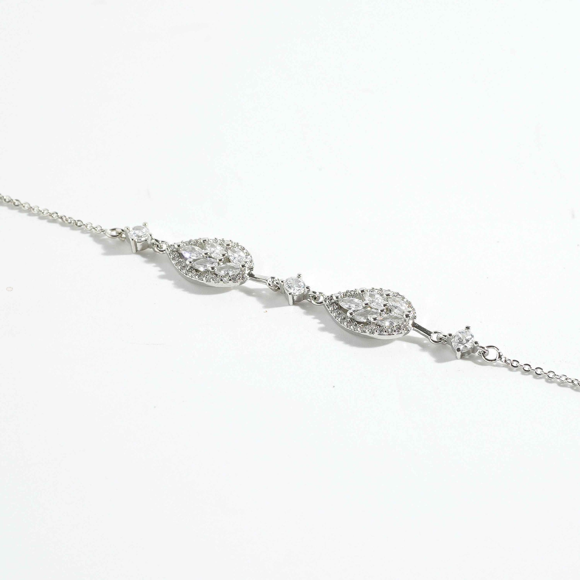 Crystal Pear Bracelet
