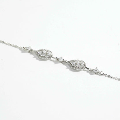 Crystal Pear Bracelet