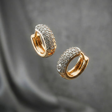 Diamond Ear Huggie - 9mm