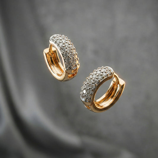 Diamond Ear Huggie - 9mm