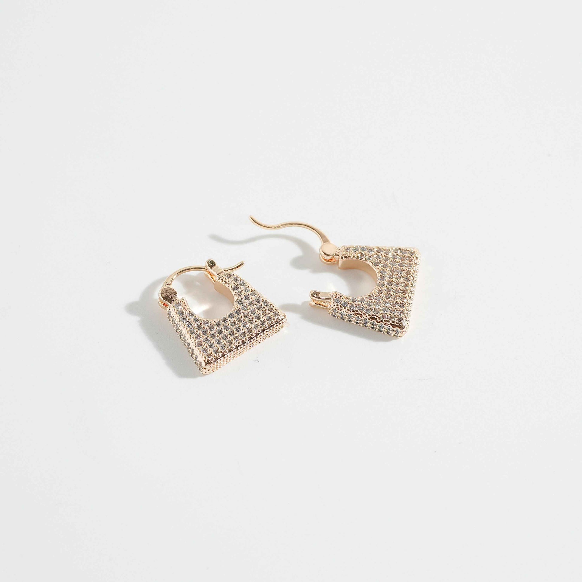 Diamond Bags Hoops