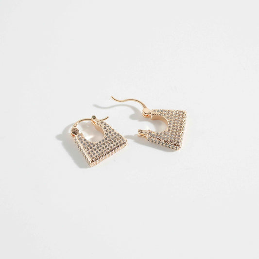 Diamond Bags Hoops