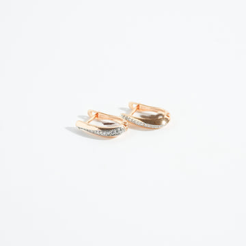 Magnus Dove Hoops elegant medium gold-tone hoop earrings everyday wear women Pakistan