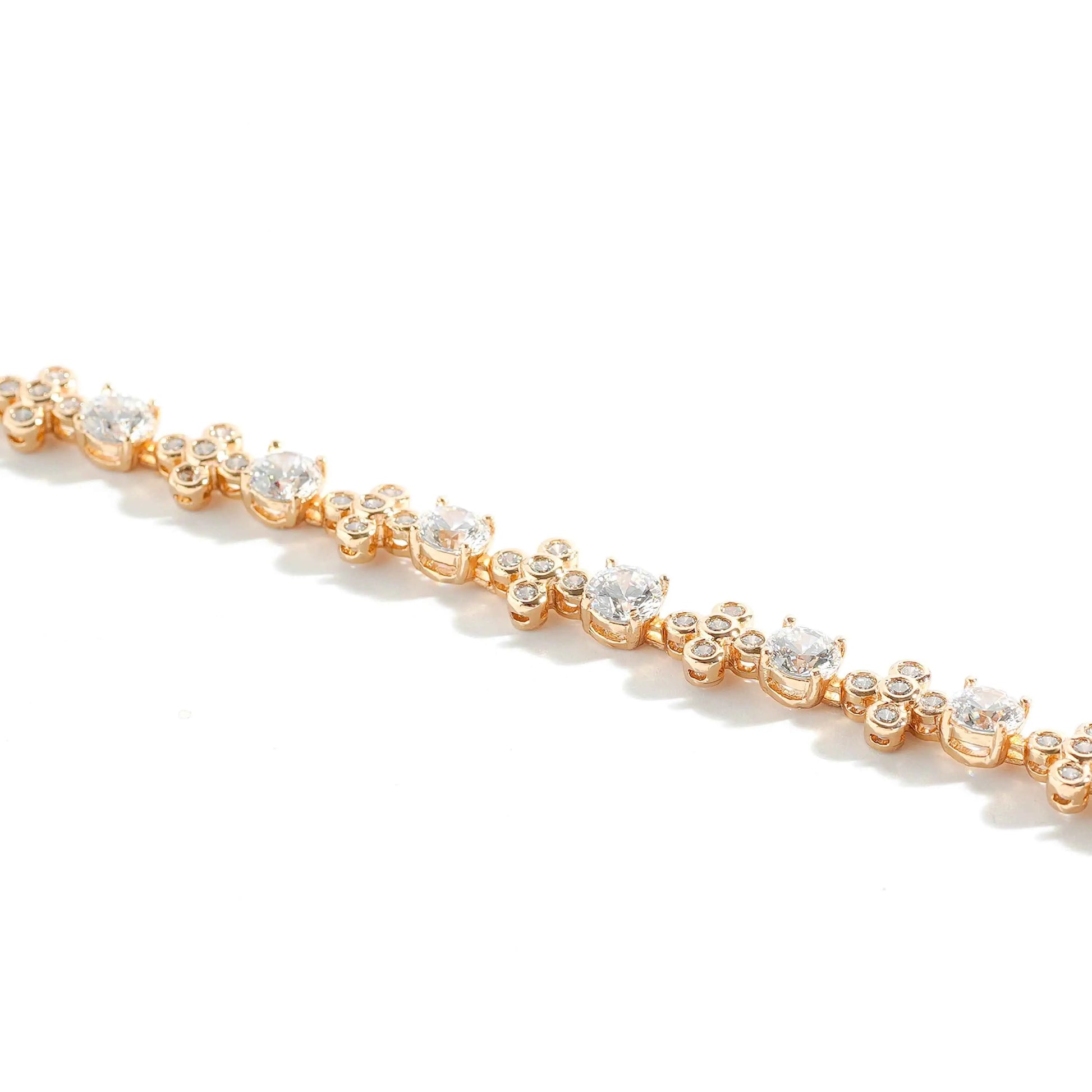 Fancy Halo Bracelet