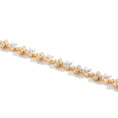Fancy Halo Bracelet