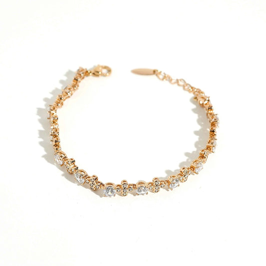 Fancy Halo Bracelet