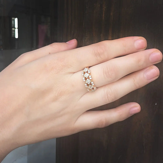 Fancy Cluster Ring