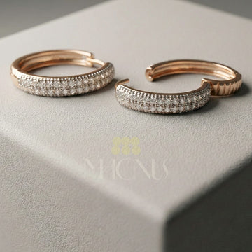 Radiance Orbit Hoops Earring