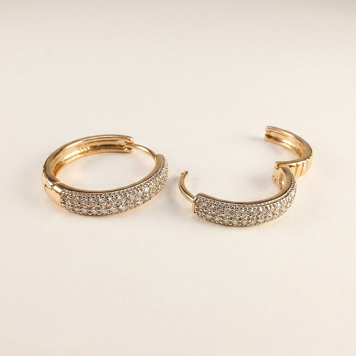 Radiance Orbit Hoops Earring