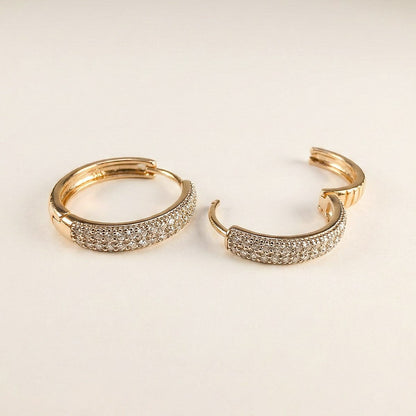Radiance Orbit Hoops Earring