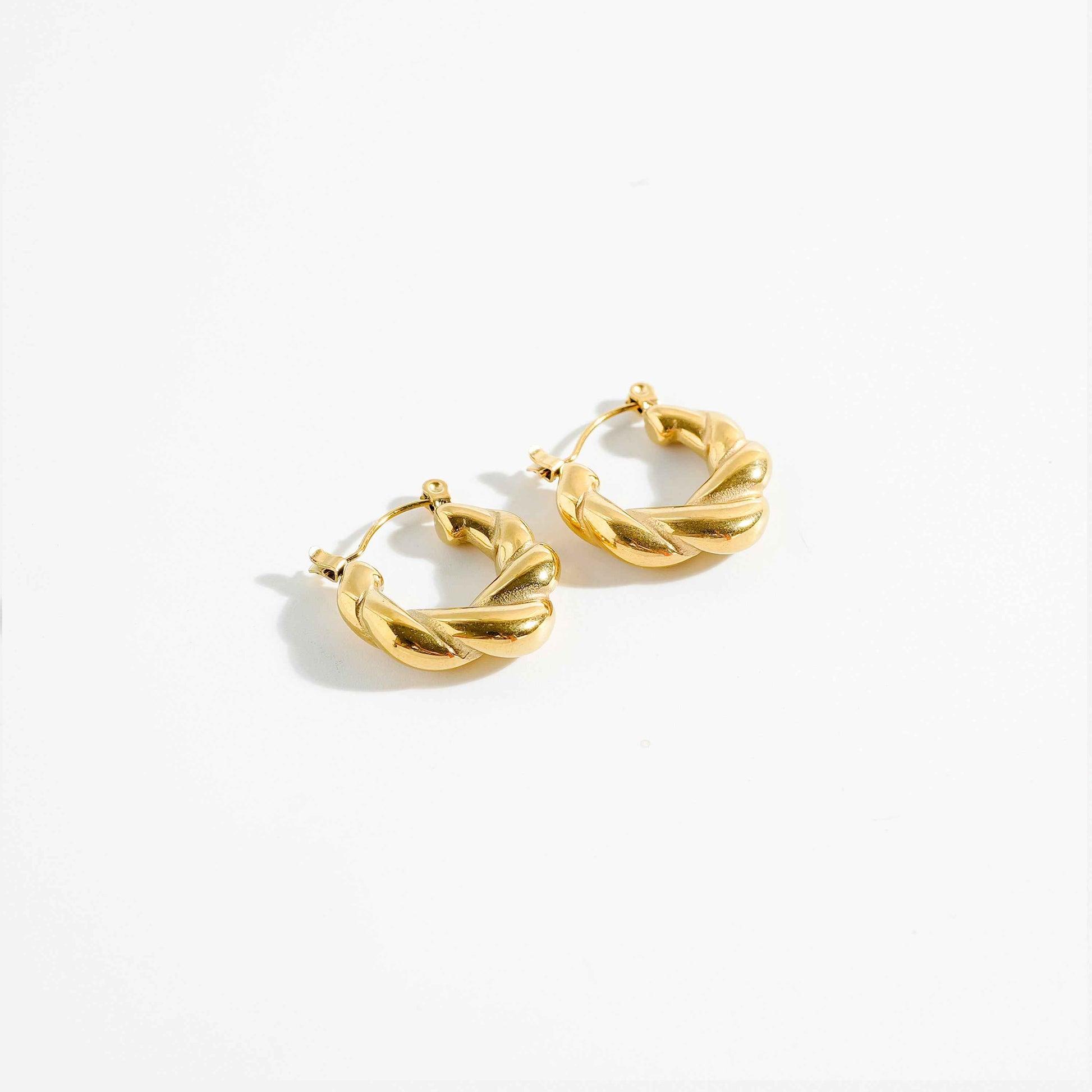 Gold Hoops Earings