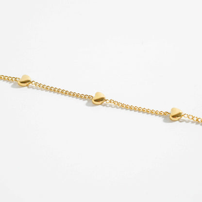 Golden Hearts Bracelet
