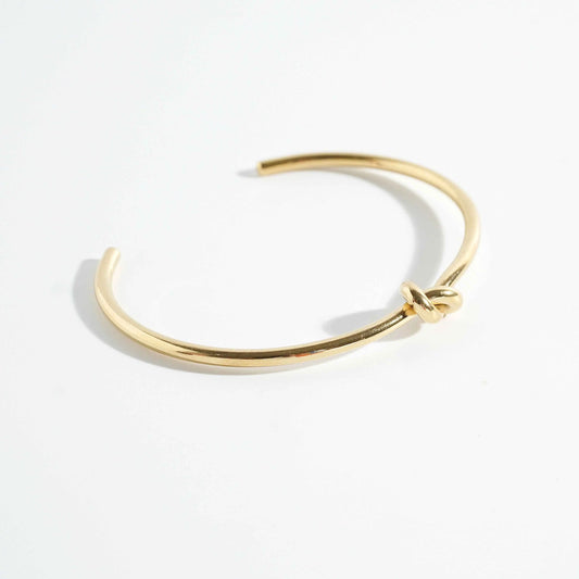 Golden Knot Bangle