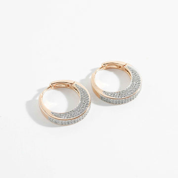 Grandeur Rose Hoops Earring – earring for women | Magnus