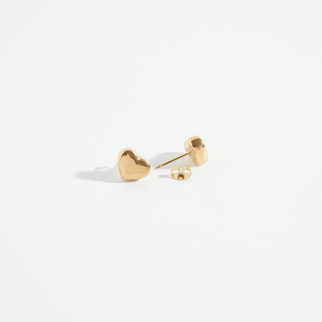 Heart Me Studs – close-up detail of design | Magnus
