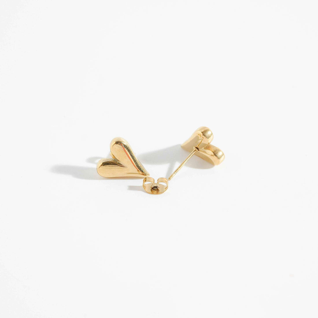 Heart Studs Earrings – close-up detail of design | Magnus