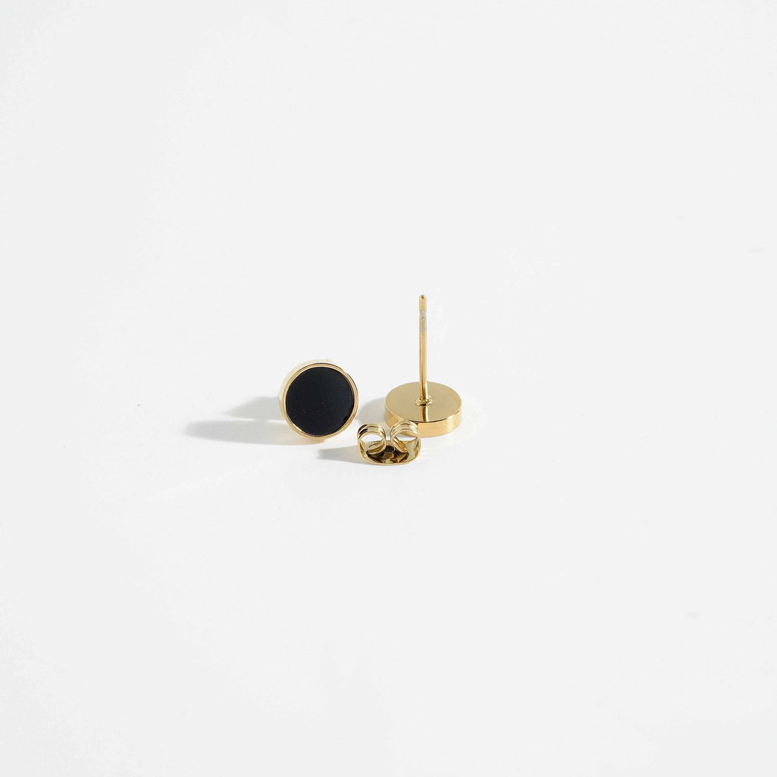 Mini Black Studs Earring – close-up detail of design | Magnus