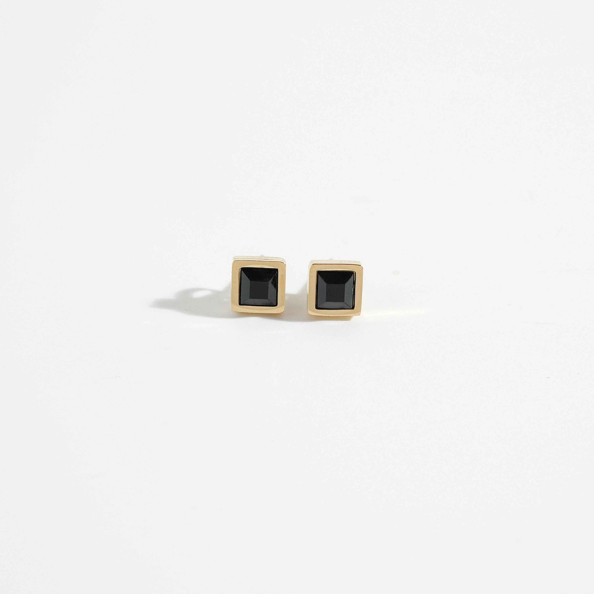 Cubic Gold Studs Earring