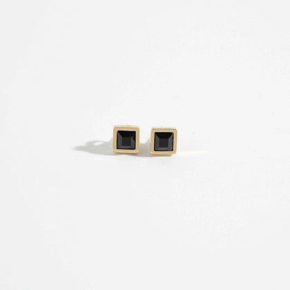 Cubic Gold Studs Earring