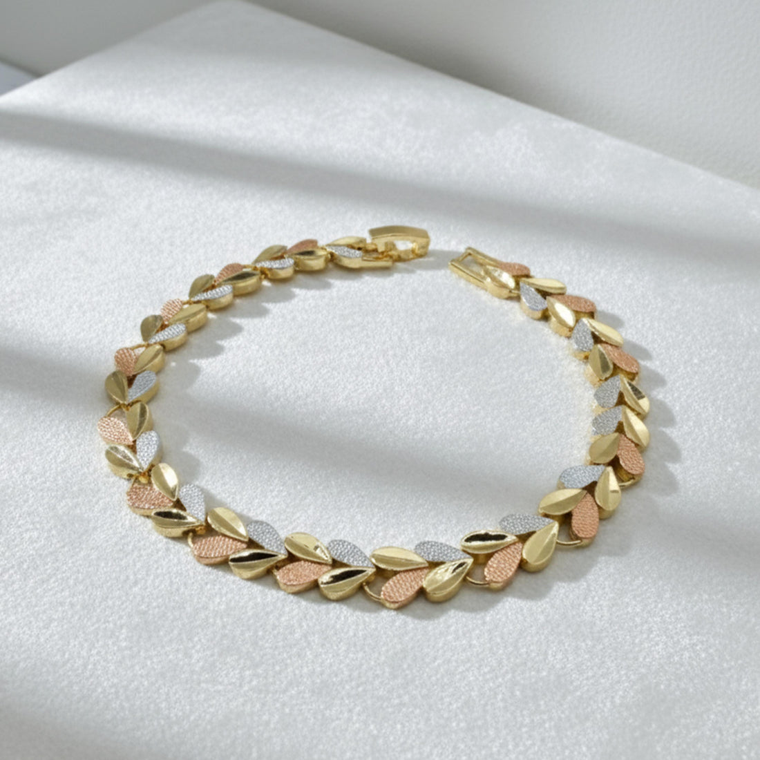 Magnus Peach Gold Bracelet warm-tone fashion bracelet for women Pakistan