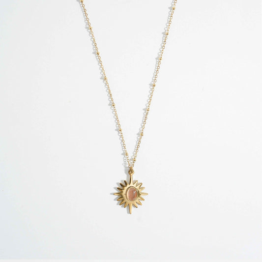 Peachshine Pendant Necklace