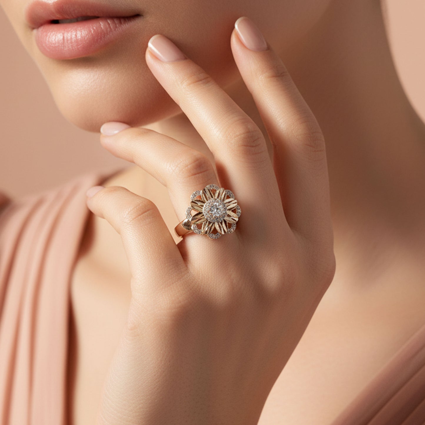Lotus Queen Ring
