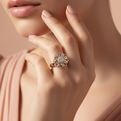 Lotus Queen Ring