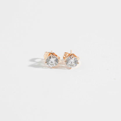 Solitaire Crystal Studs Earring