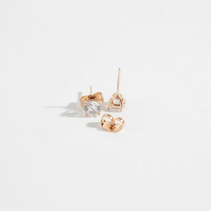 Solitaire Crystal Studs Earring